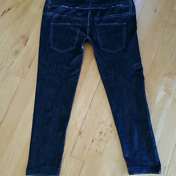 Spandex leggings faux jeans. - Picture 3 of 6